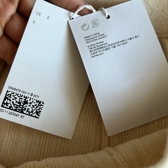 & Other Stories Ribbed Knit Shorts - Picture 8 of 9